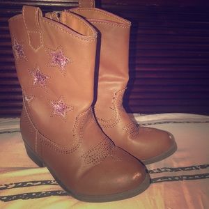 Cowgirl Rampage Girls Western Stacked Heel Boots